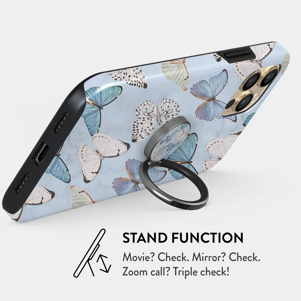 Give Me Butterflies - Adhesive Ring Holder