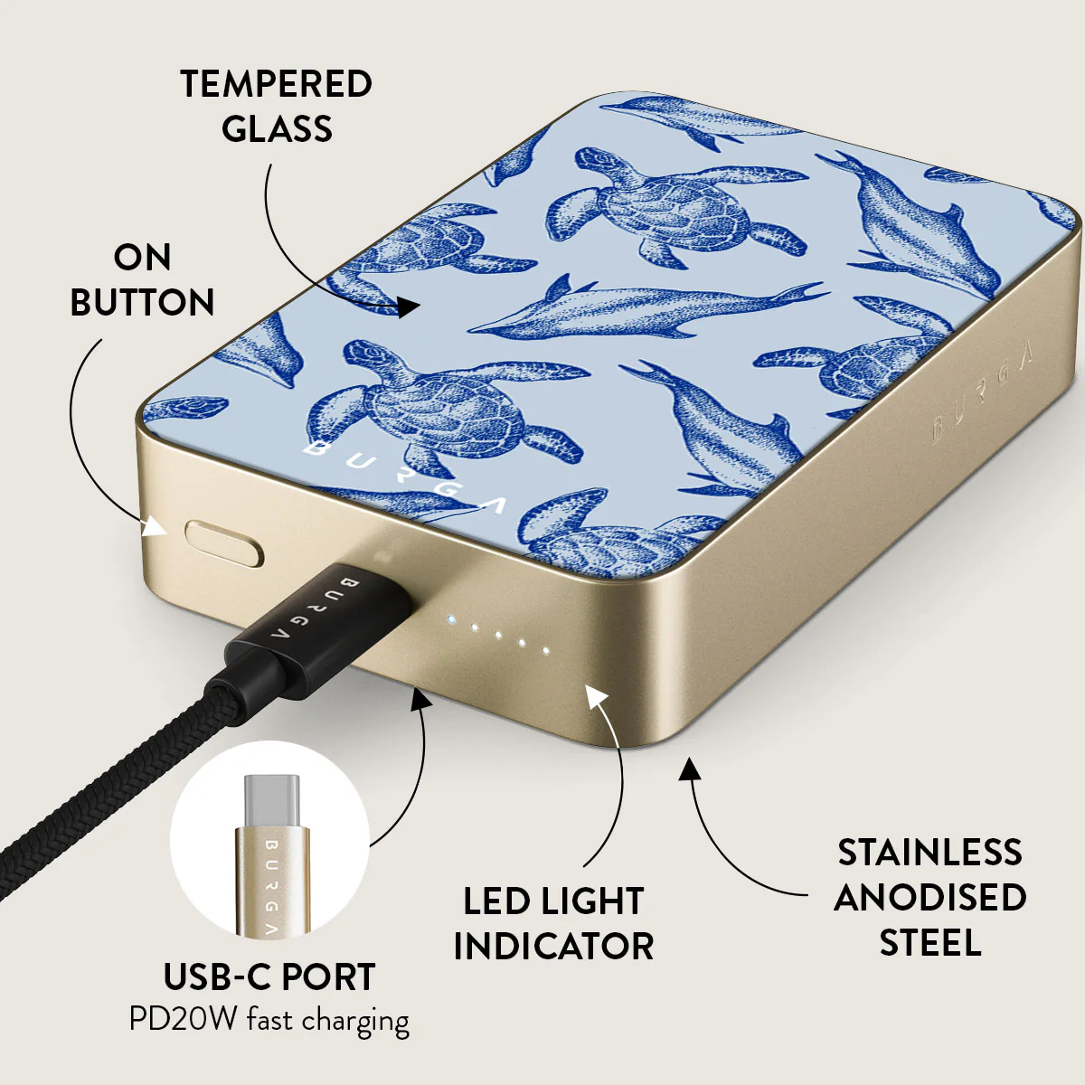 Aquatic Dance - Magnetic Power Bank