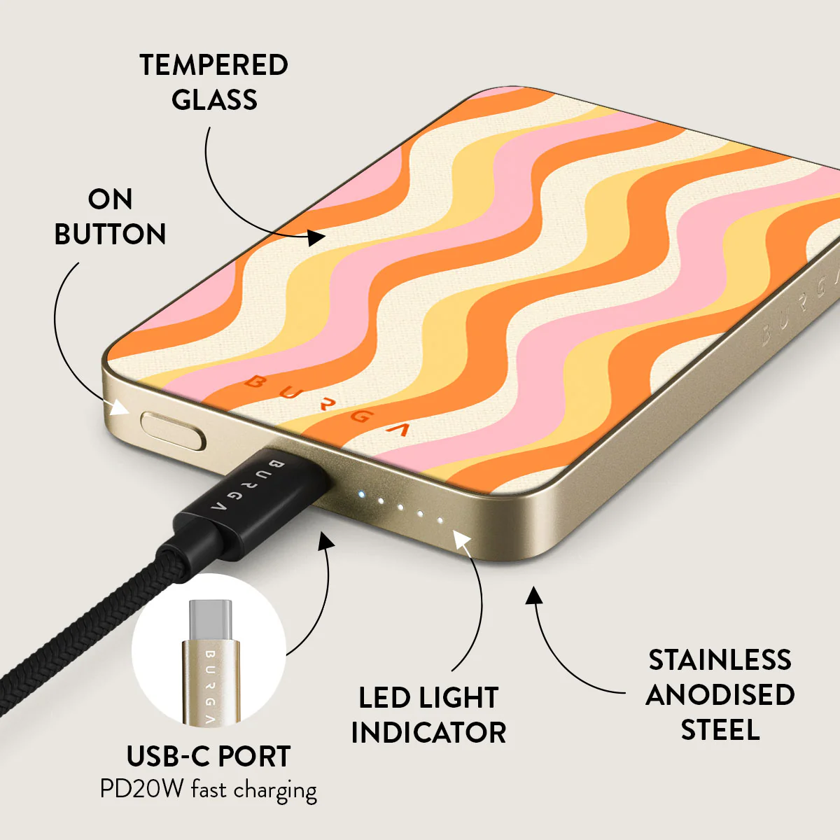 Flower Power - Magnetic Power Bank