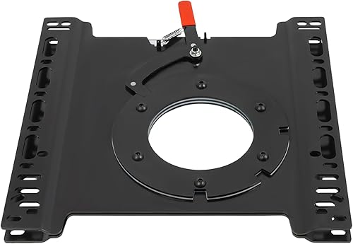 Sitz Drehsockel Heavy Duty Sitz Drehscheibe 3.0mm 360 Grad drehbar kaltgewalzte Stahlplatte Drehbare 130kg Last Autositzbasis Drehbarer Sitz für RV Van Camper Boot LKW Bus