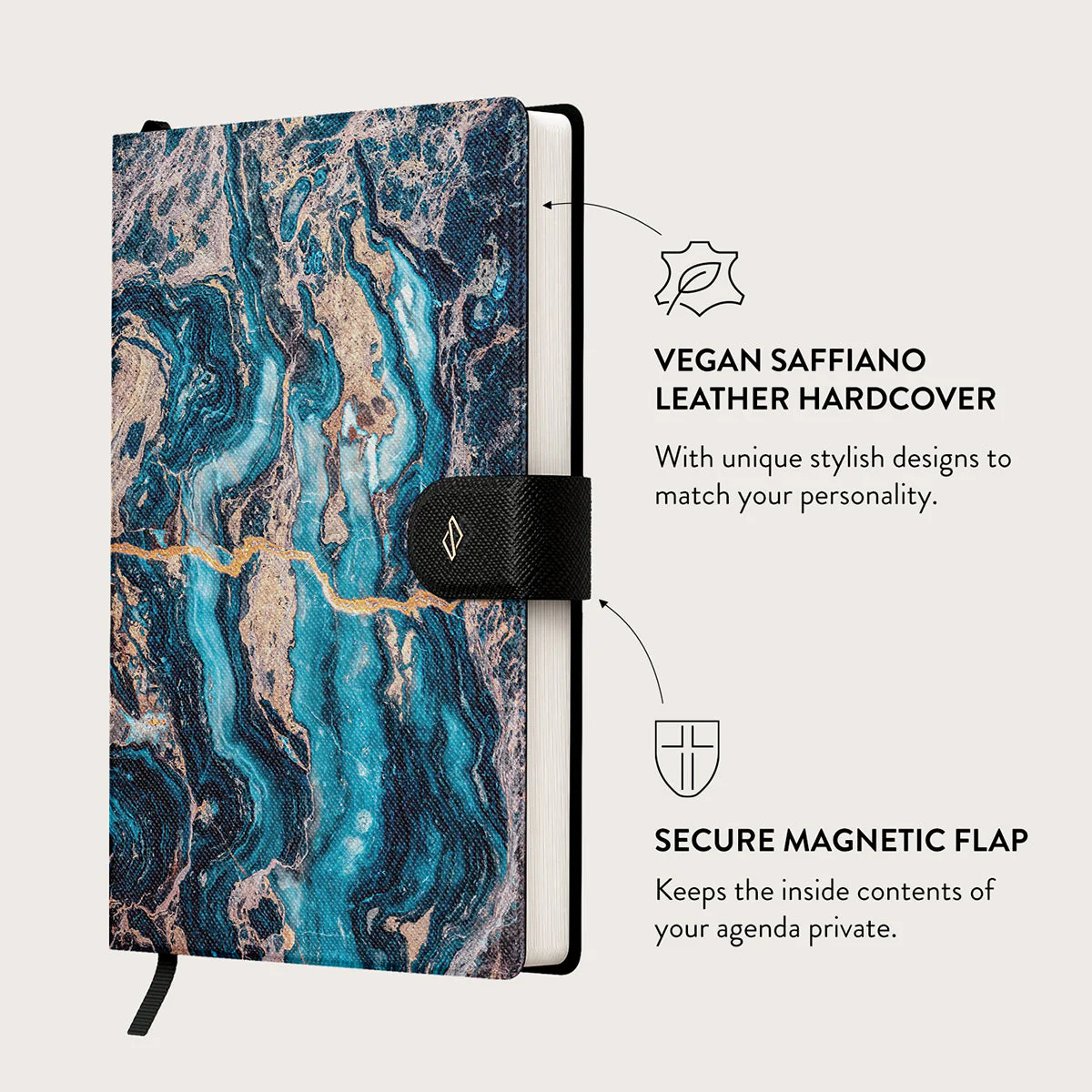 Mystic River - Blue Marble Notebook