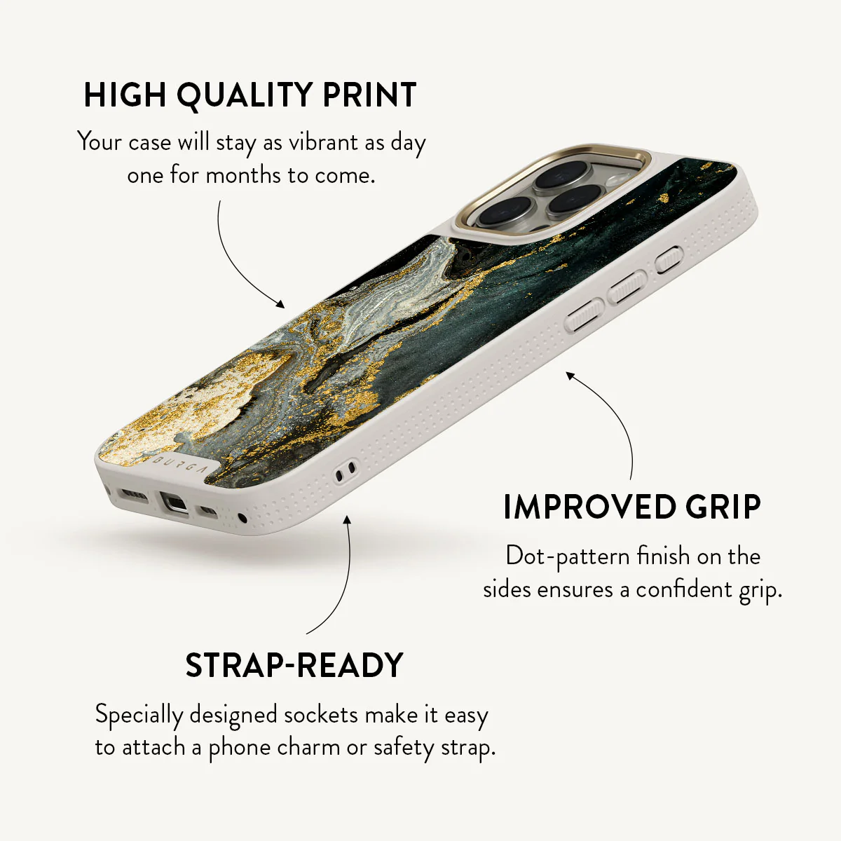 Northern Lights - Marble iPhone 16 Pro Max Case