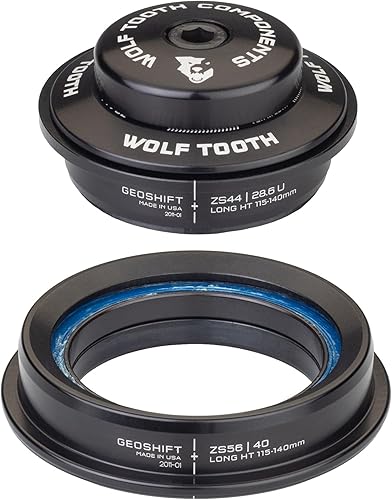 Wolf Tooth GeoShift Performance Angle Headset ZS44/28.6 Ober, ZS56/40 Unter/Lang 115-140mm