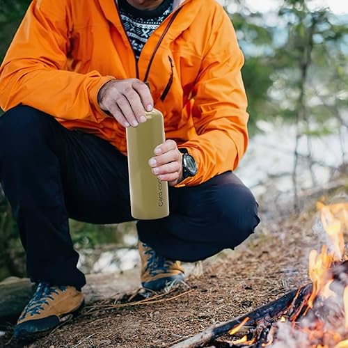 Outdoor-Brennstoffflasche, leere Brennstoffflaschen für Campingkocher | 750 ml Metallbehälter für flüssige Kraftstoffe, Kraftstoffzusatzflasche | Tragbare Benzin-Flüssigöl-Flasche, Öl-Aufbewahrungsdos