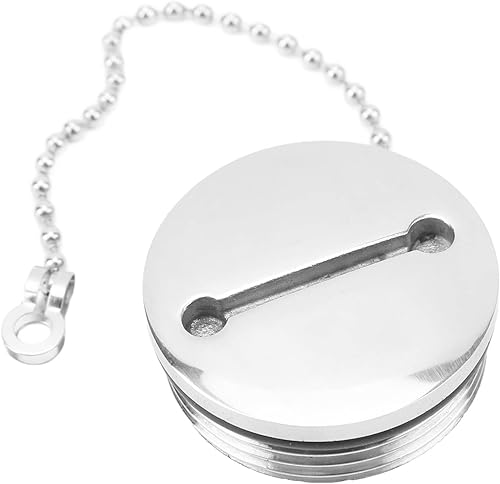 Boot Marine Tankdeckel Deck Fill Filler Bootszubehör Deck Fill Cap aus Edelstahl mit Kette Marine Hardware Zubehör