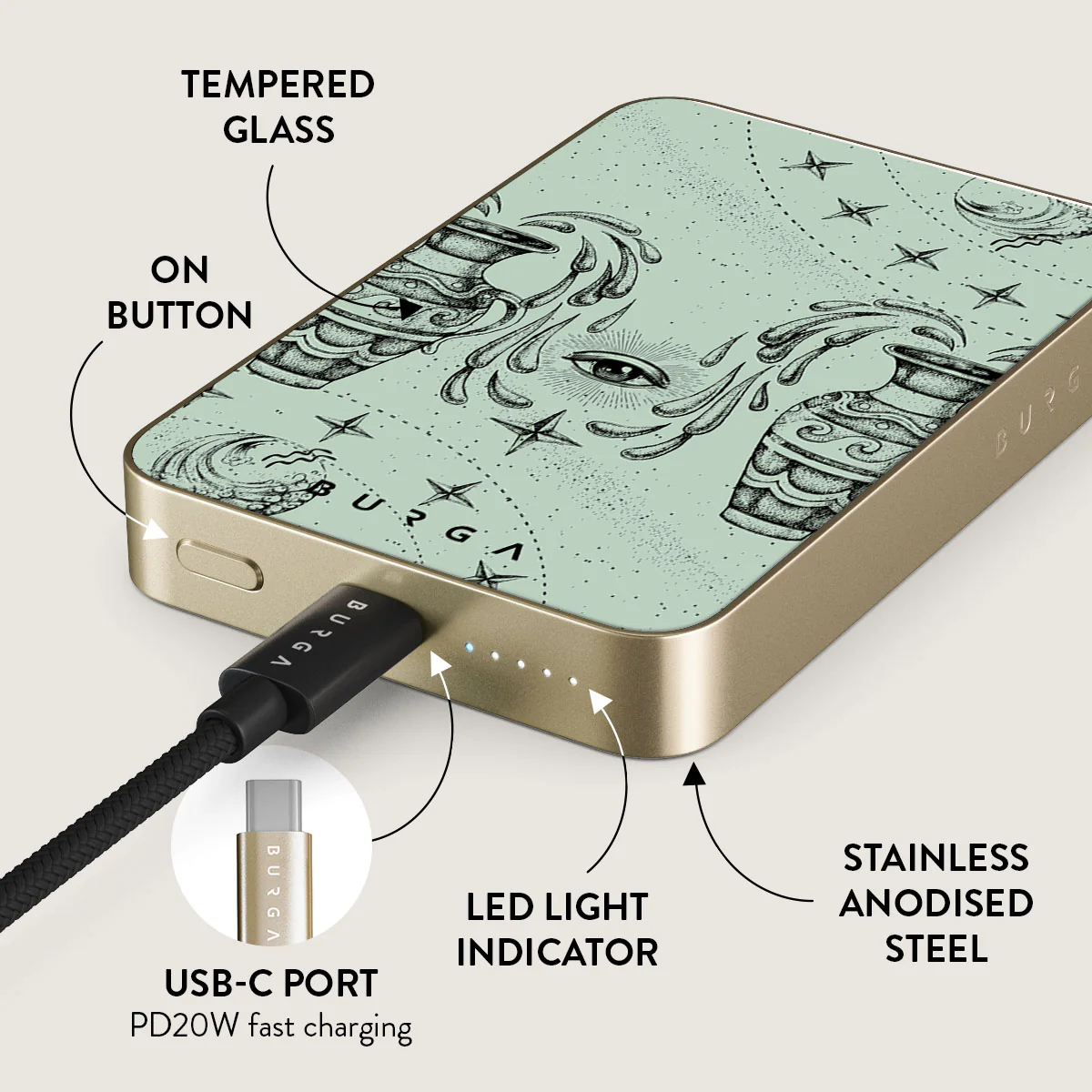 Aquarius - Magnetic Power Bank