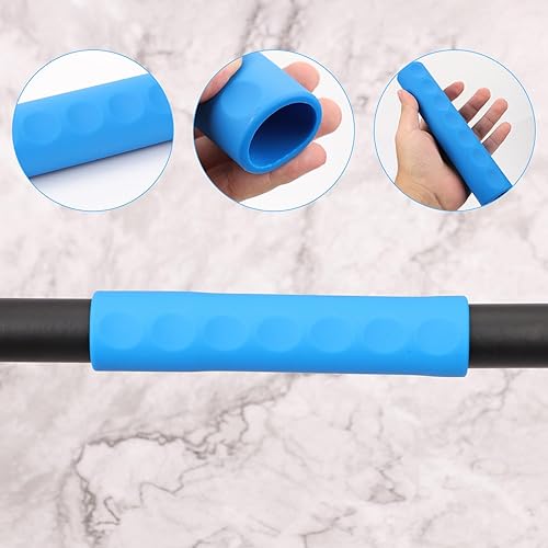 NQEUEPN 2 Stück Kajak Paddel Griffe, 3cm Durchmesser Abnehmbar Weich Paddelgriffe rutschfest Kajak-Griffe Blasenschutz Kajak-Zubehör für Kajakfahren Kanus (Blau)