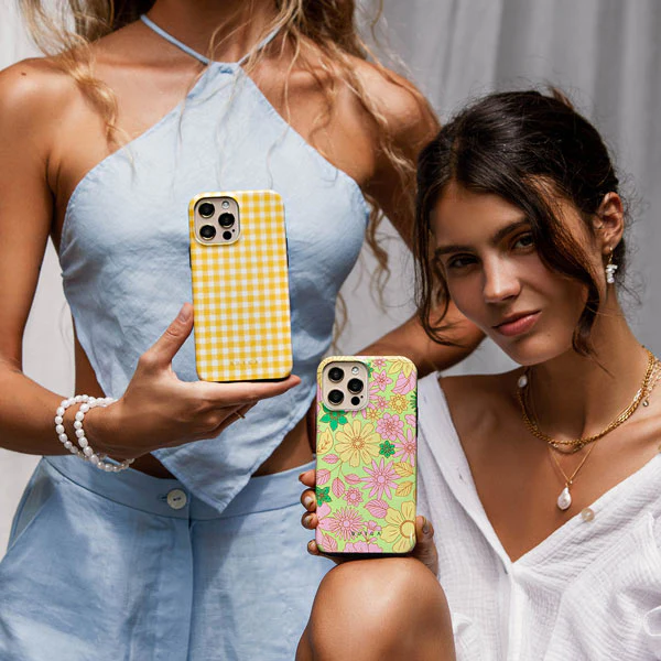 Tuscan Sun - Yellow Plaid iPhone 16 Pro Max Case