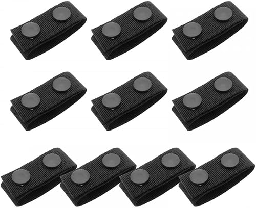Duty Belt Keeper, Taktischer Nylon Gürtelhalter,Gürtel Keeper mit Doppelten Druckknöpfen für 2-2,25' Gürtel
