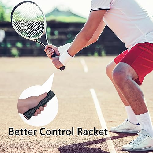 Ailvor Griffband Tennisschläger, 8 Stück Tennis Griffband, Rutschfestes Griffband Badmintonschläger, Overgrip Tennisschläger für Tennisschläger, Badminton, Squash Schläger