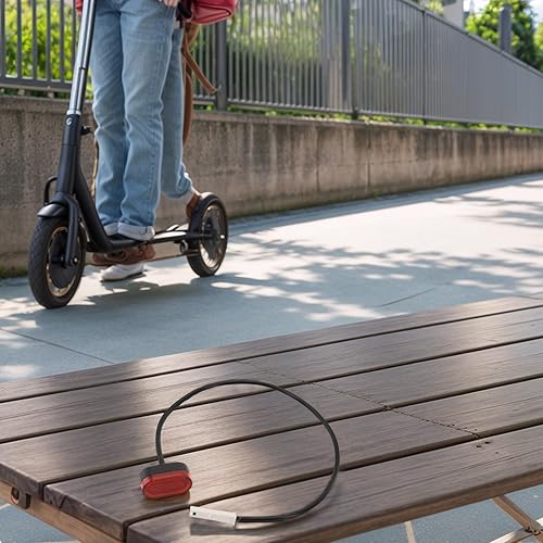 LUCKCDUO Rücklicht, Bremslicht, Rücklicht, Licht für Heckfender, für M365 Elektroroller, Ersatzteile für E-Scooter