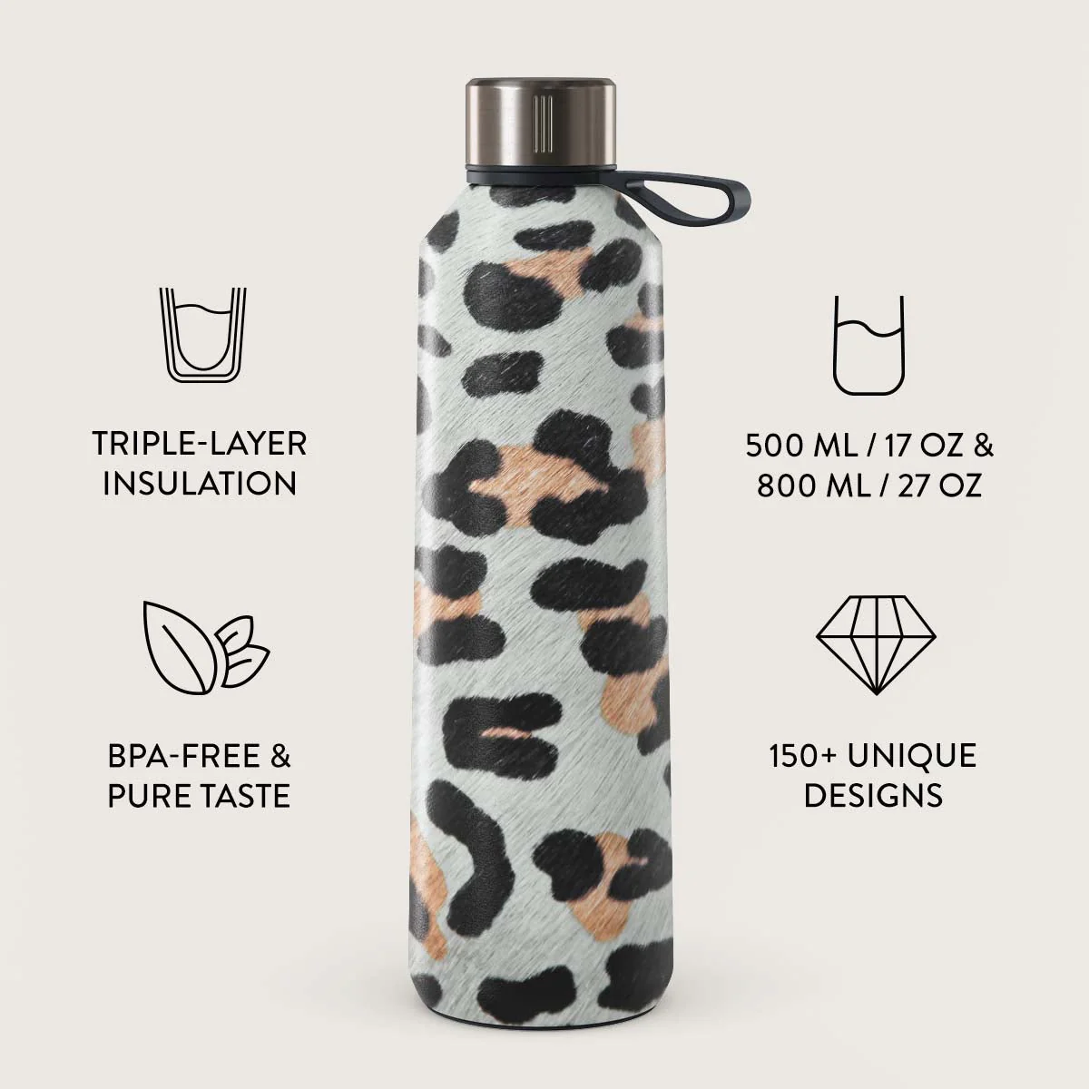 Baby Leo - Leopard Water Bottle