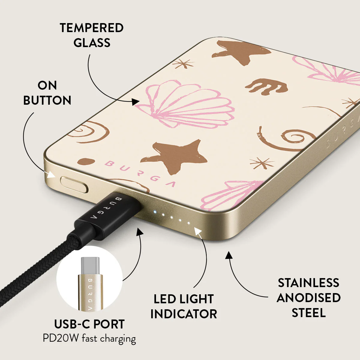 Beach Games - Magnetic Power Bank