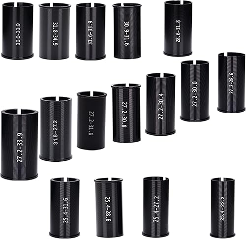 FLYAMAPIRIT Fahrrad Sattelstütze Adapter Fahrradsattelstützenrohr Reduzierhülse Shim (27.2mm-28.6mm)