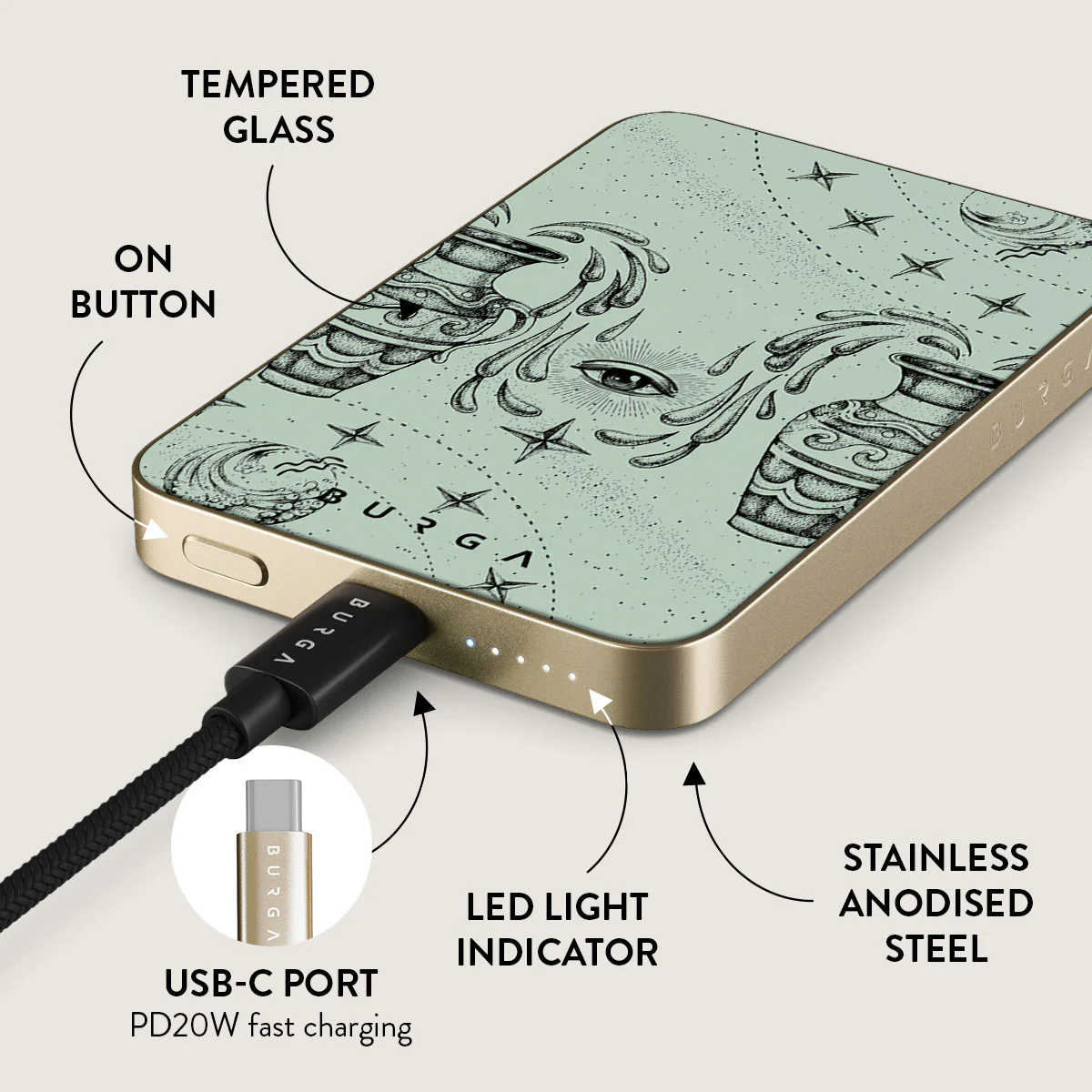 Aquarius - Magnetic Power Bank