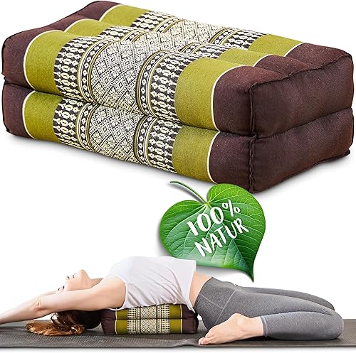 Namasdee Stützkissen mit 100% natürlicher Kapokfüllung