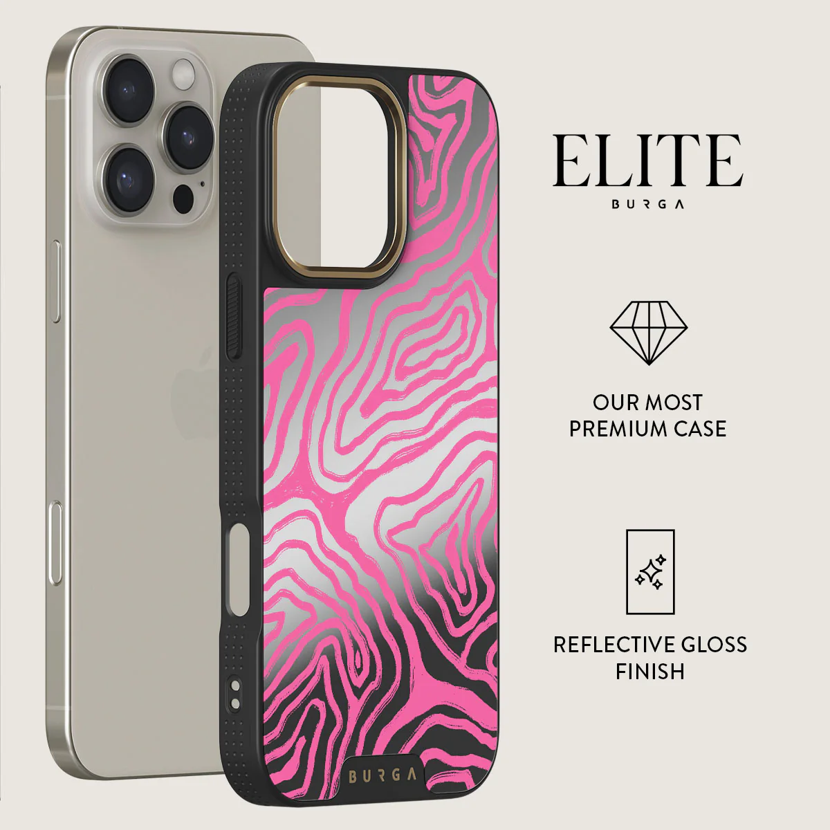 Pink Shores - iPhone 16 Pro Max Case