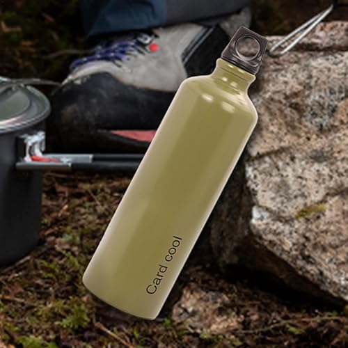 Outdoor-Brennstoffflasche, leere Brennstoffflaschen für Campingkocher | 750 ml Metallbehälter für flüssige Kraftstoffe, Kraftstoffzusatzflasche | Tragbare Benzin-Flüssigöl-Flasche, Öl-Aufbewahrungsdos