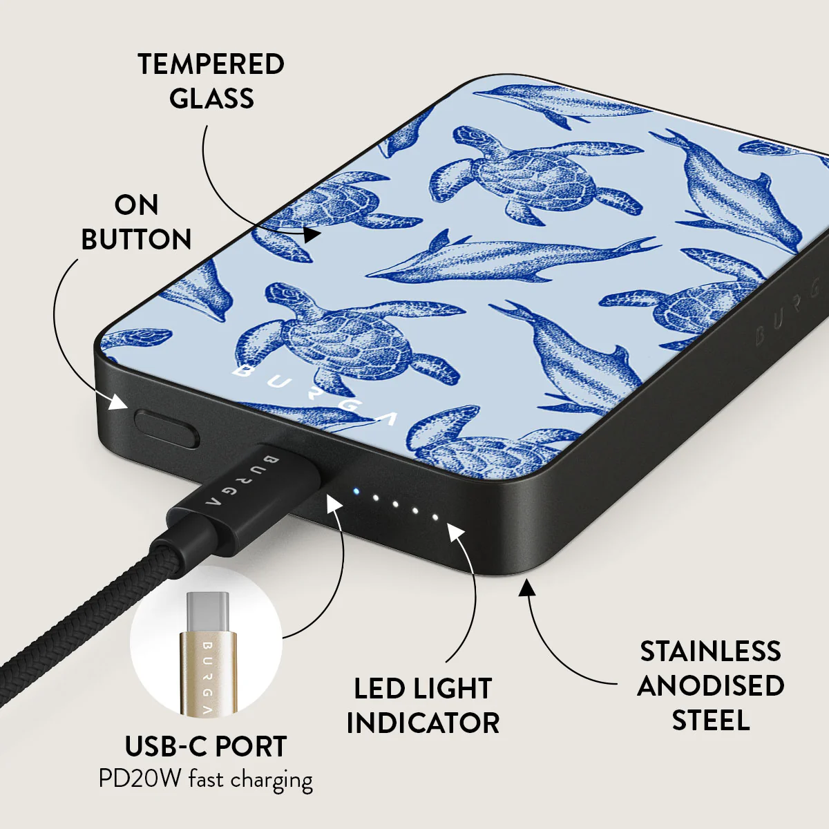 Aquatic Dance - Magnetic Power Bank