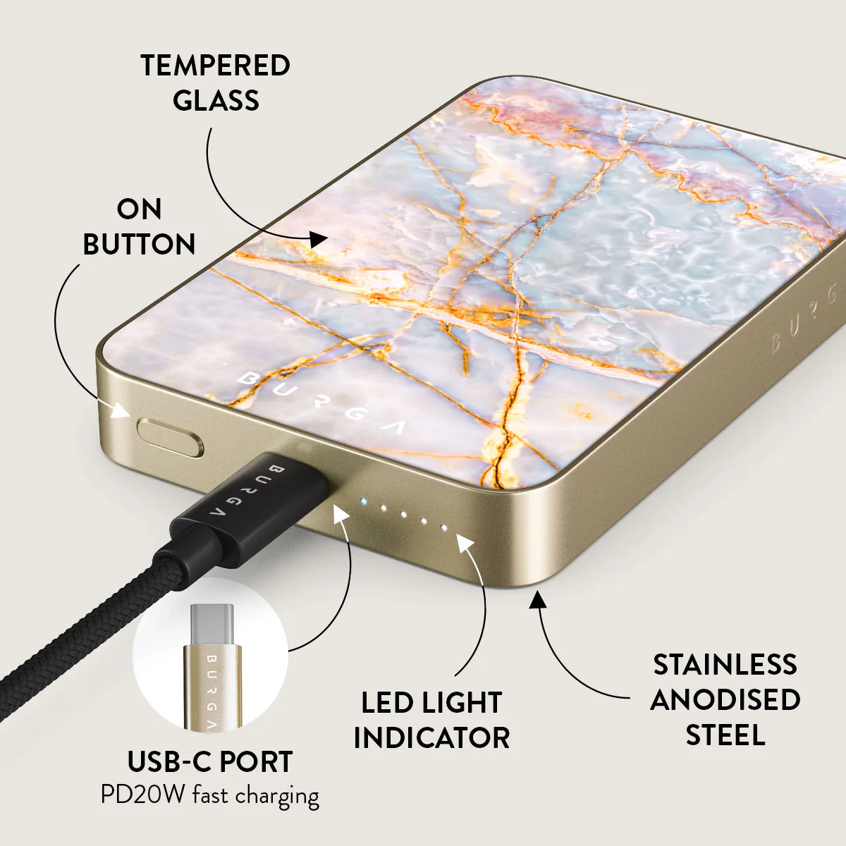 Shallow Sea - Magnetic Power Bank