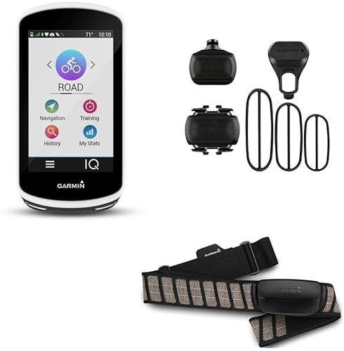 Garmin Edge 1030 Unisex Hand Gps - Erwachsene, Schwarz and Weiß