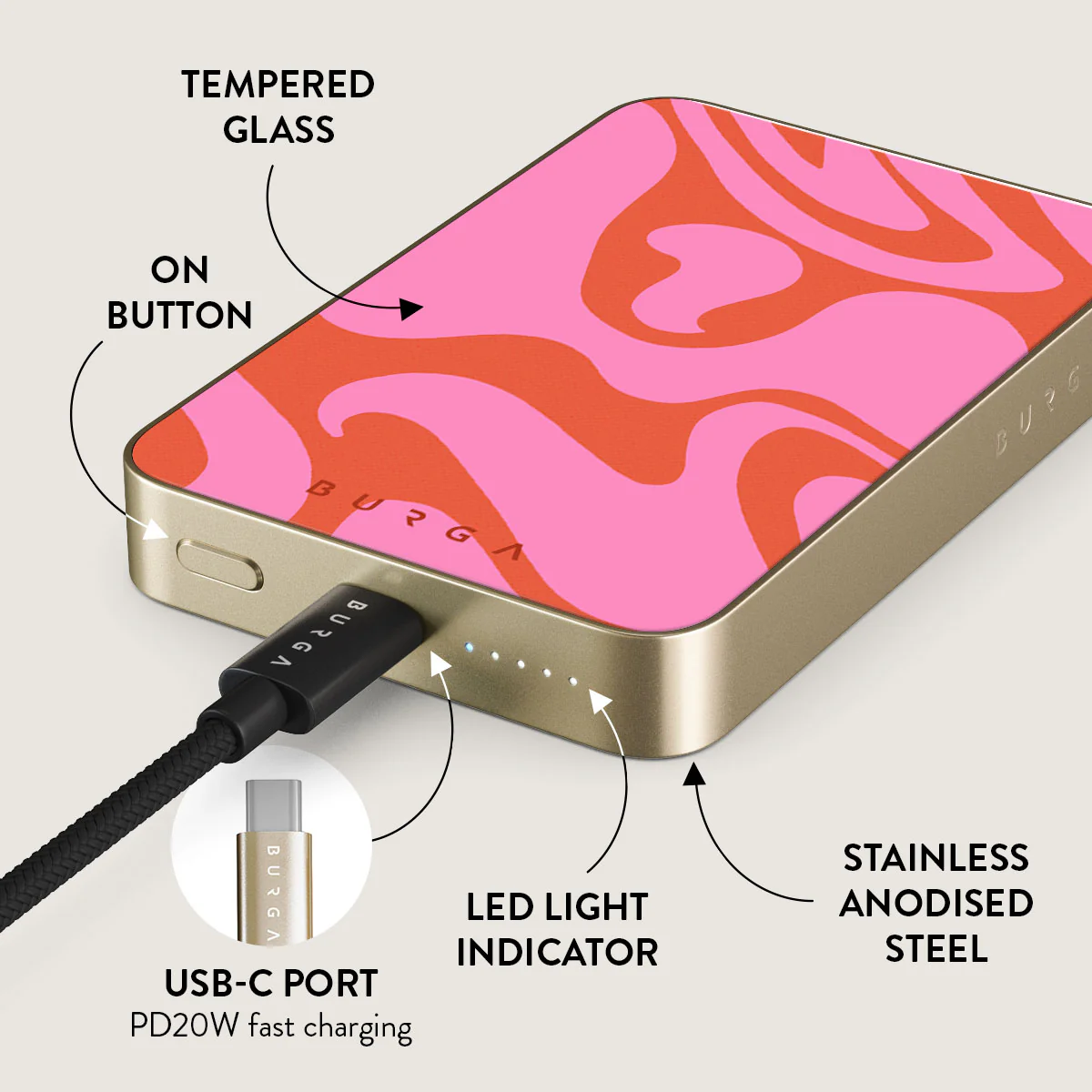 Ride The Wave - Magnetic Power Bank