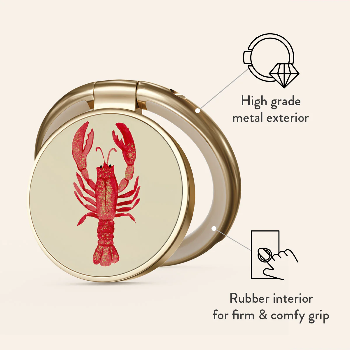 Chef's Kiss - Adhesive Ring Holder