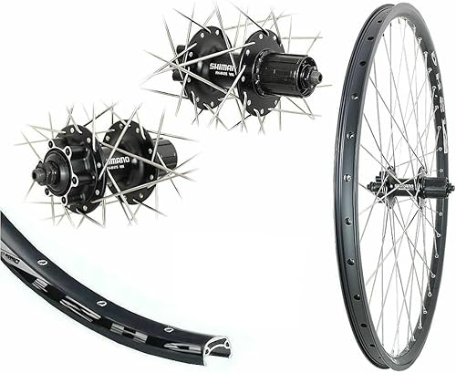 Hinterrad 27,5 Zoll 21-584 Disc DH21 schwarz Shimano M475 Scheibenbremse 6 Loch 8,-9,-10 Fach