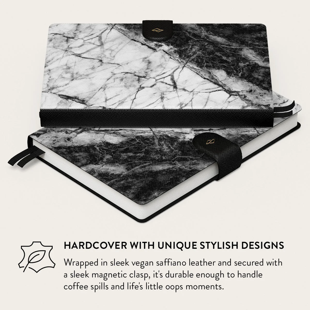 Fatal Contradiction - Black & White Marble Infinity Planner