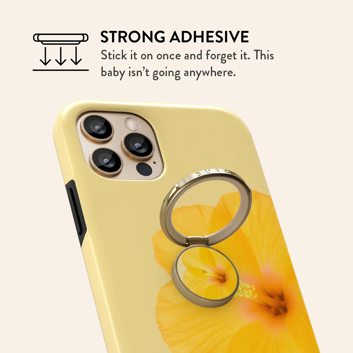 Hibiscus - Adhesive Ring Holder