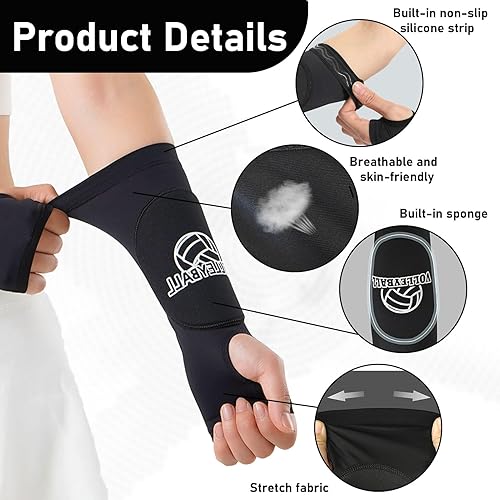 Volleyball Armschoner,Armschoner Volleyball Damen,Armsleeves Volleyball,Armschoner Volleyball,Volleyball Zubehör,Unterarmschutz,Armschoner Volleyball Kinder,Armschoner,für Volleyball Sport