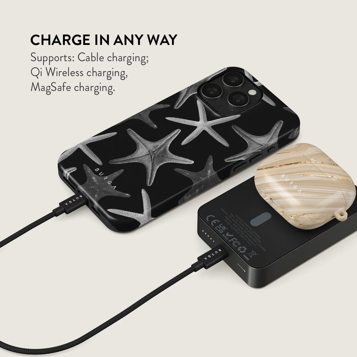 Midnight Ocean - Magnetic Power Bank